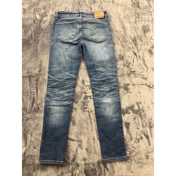 American Eagle Airflex+ Temp Tech Slim Jeans Mens 30x32 Blue Medium Wash Stretch - Picture 2 of 8